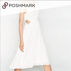 Zara Basic Collection White Dress